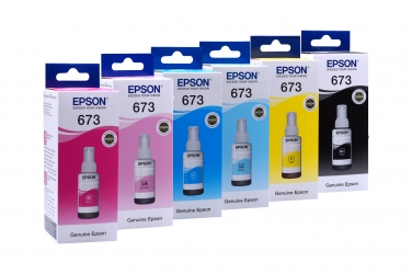 Оригинальные чернила EPSON (T673) для L800, L805, L810, L850, L1800 - 70 мл. Оригинальные чернила EPSON (T673) для L800, L805, L810, L850, L1800 - 70 мл.